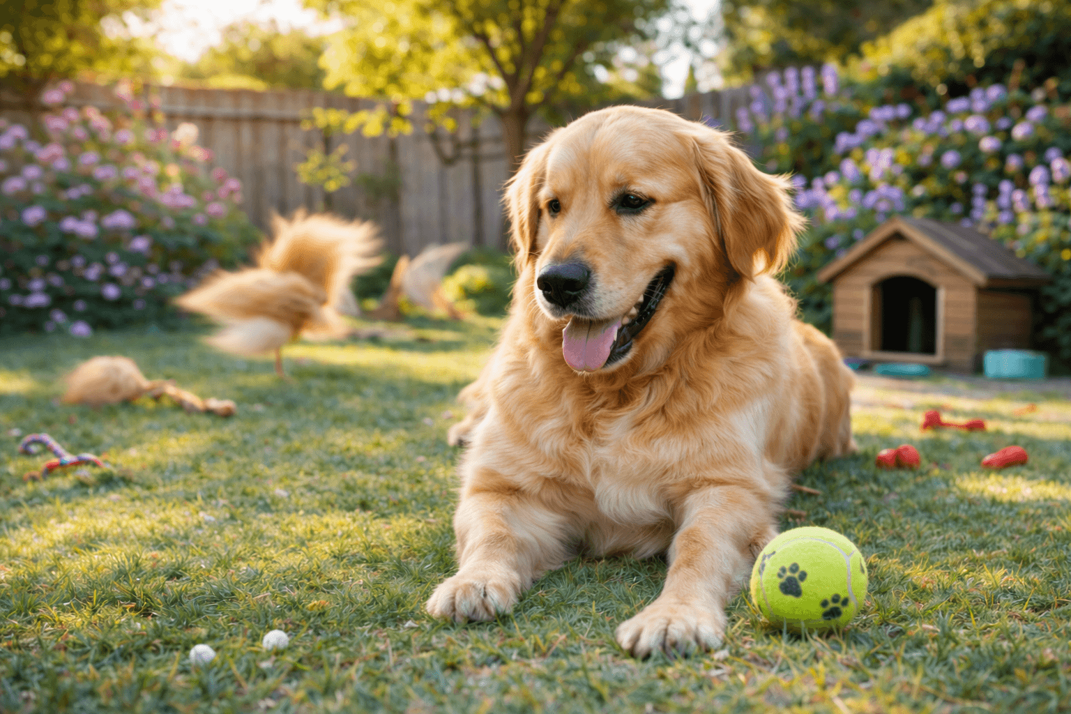 Pet supplies including toys, treats, and accessories