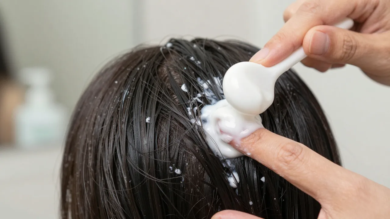 Hair texture comparison showing before and after bond-repair treatment