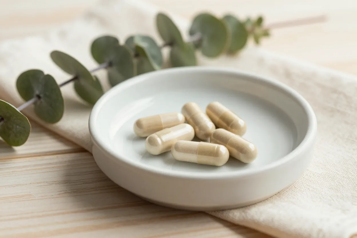 Close-up of Seed capsule structure showing prebiotic vehicle and probiotic coating
